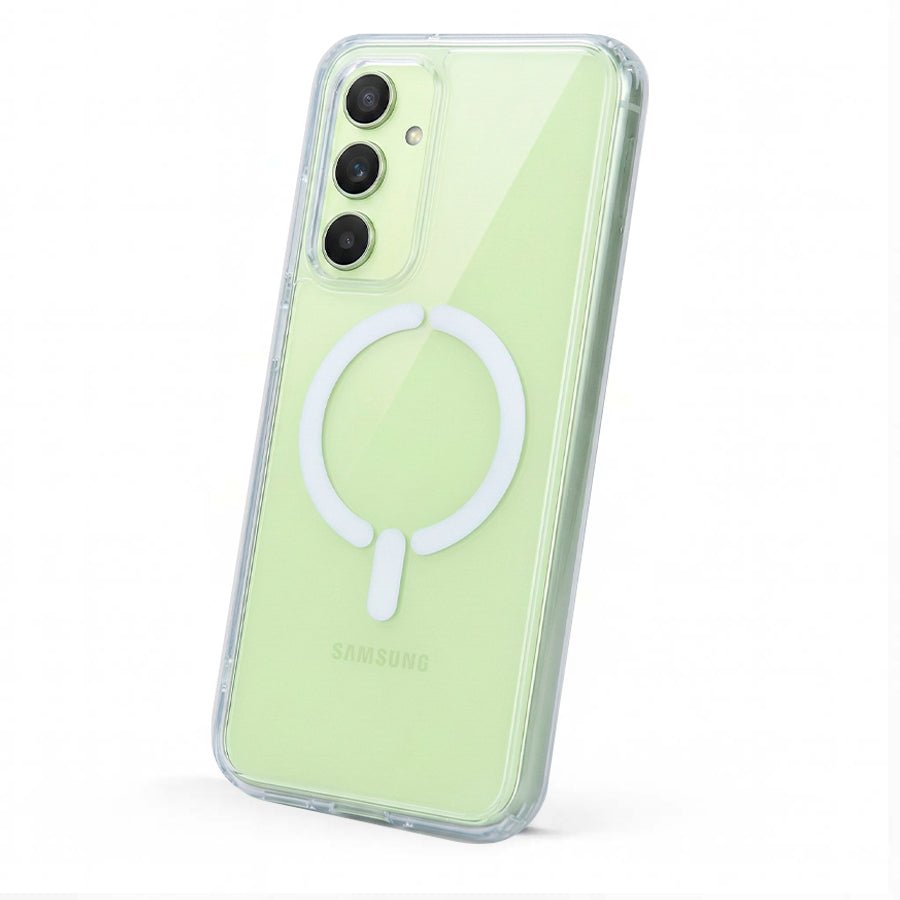 Funda Transparente Logo Compatible con Magsafe para Samsung Galaxy A54 5G